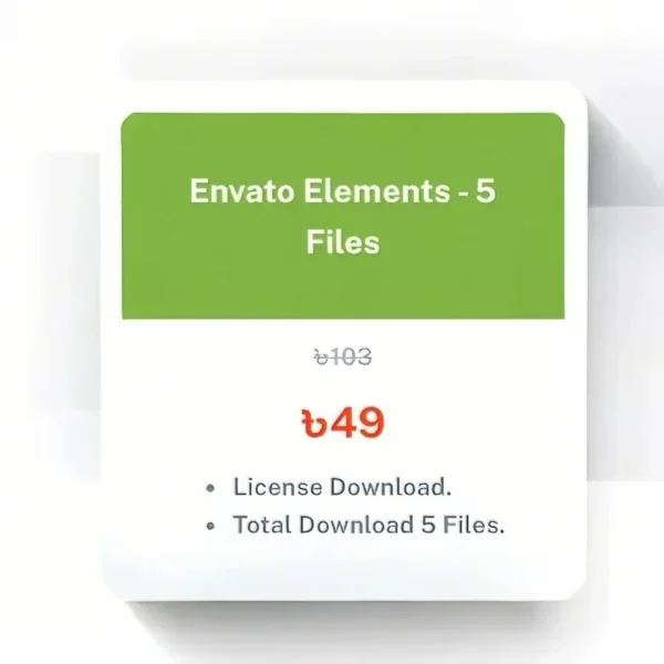 Envato Elements – 5 Files