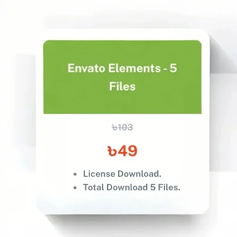 Envato Elements – 5 Files